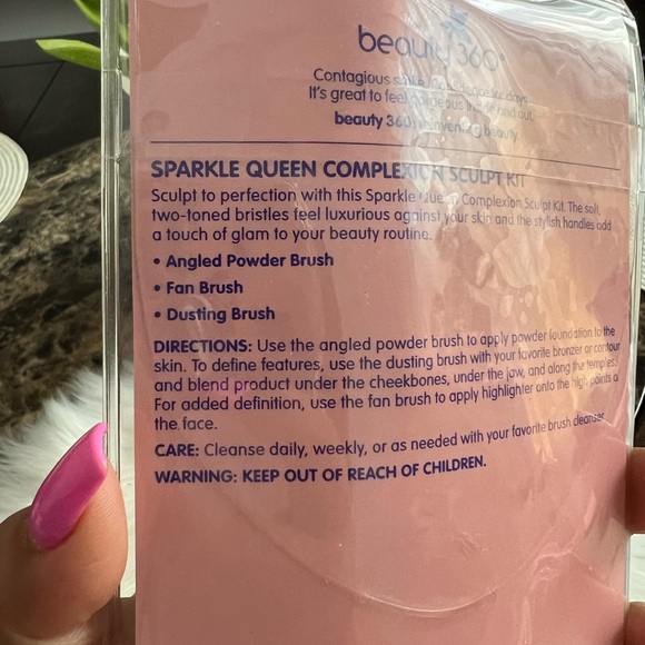 Beauty 360 Sparkle Queen Makeup Brush Set - Picture 6 of 6